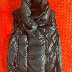 Vince Navy Blue Soft Puffer Vest